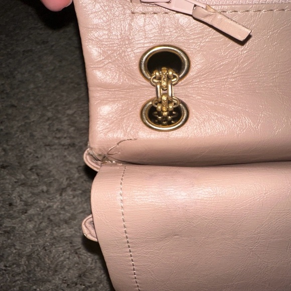 Authentic CHANEL Nude Aged Calfskin 2.55 Reissue 226 Large Shoulder Bag - Picture 9 of 9